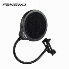 Professional Studio Metal Mic Foam Wind Screen Pop Filter For Microphone